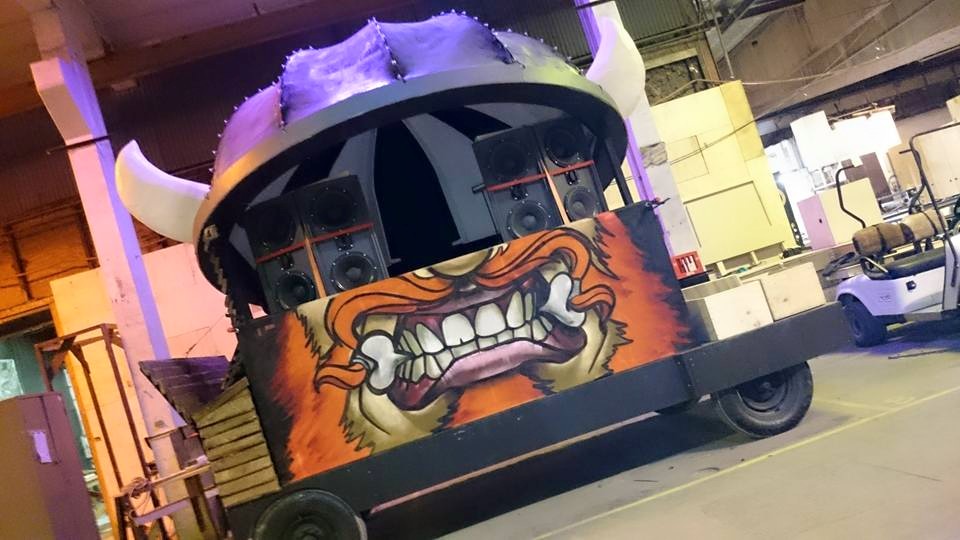 Odin -Den store viking- Højtaler vogn